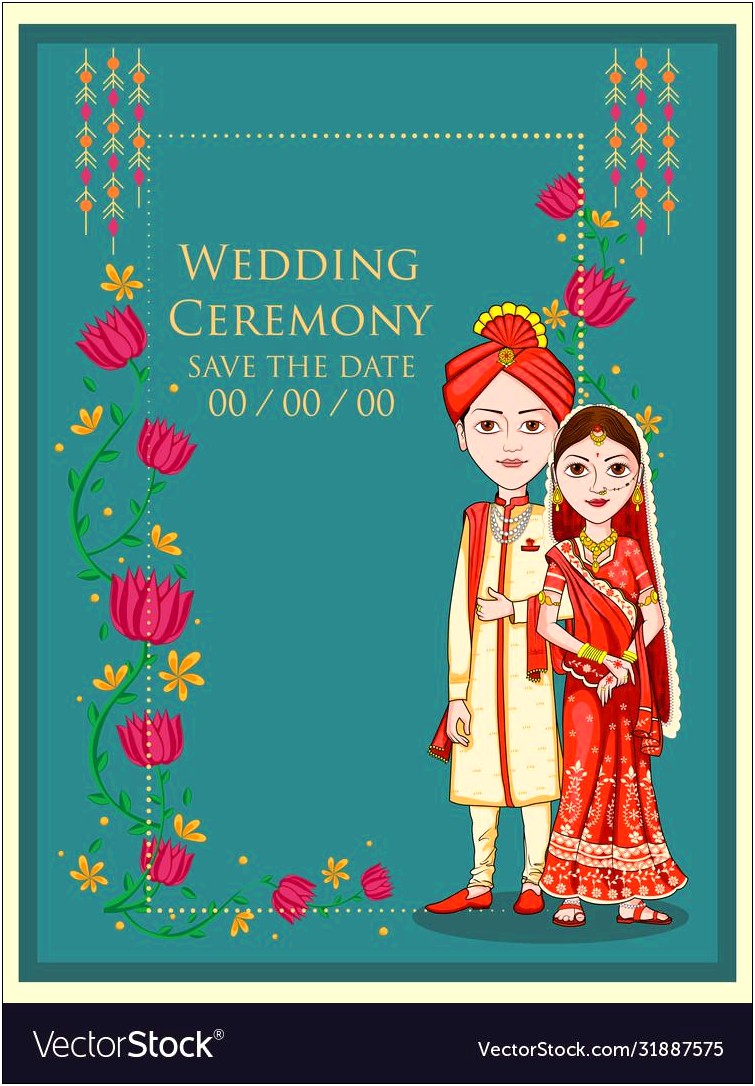 Free Indian Wedding Invitation Templates Word Document
