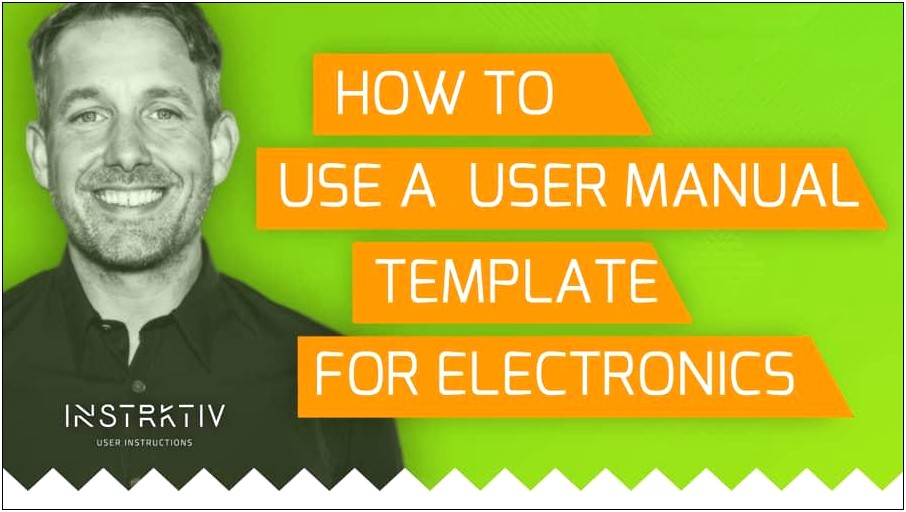 Free Instruction Manual Template For Electrical Device