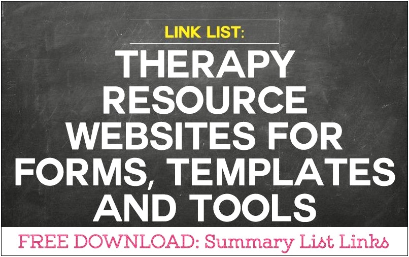 Free Intake Form Templates For Therapy
