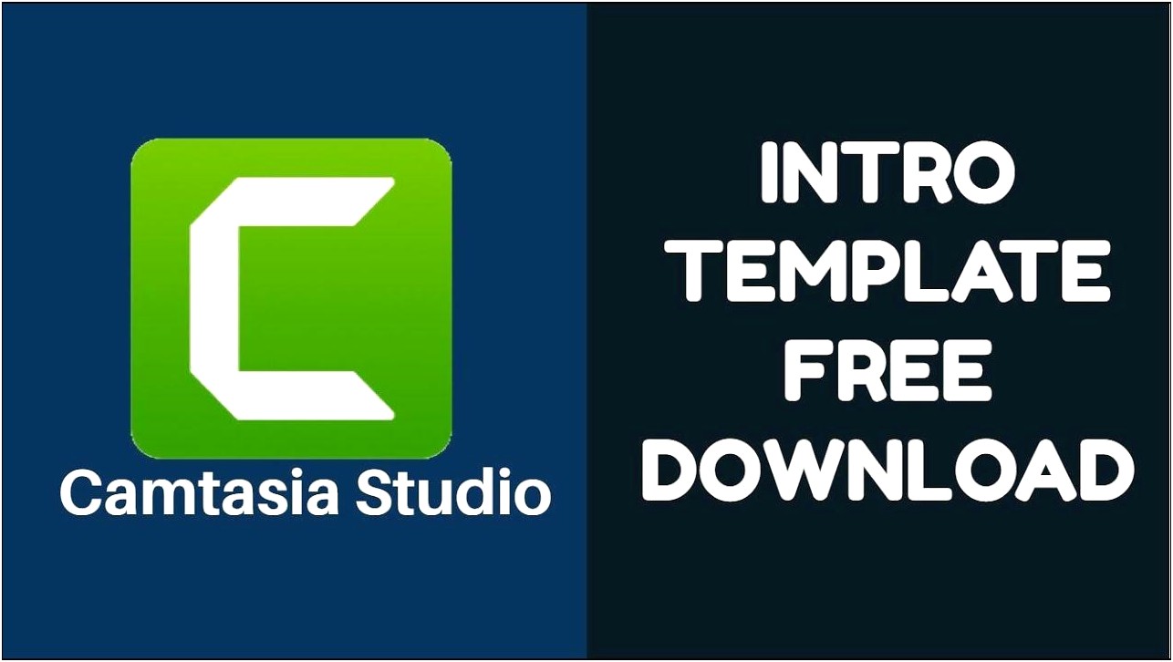 Free Intro Clip Templates For Camtasia 9