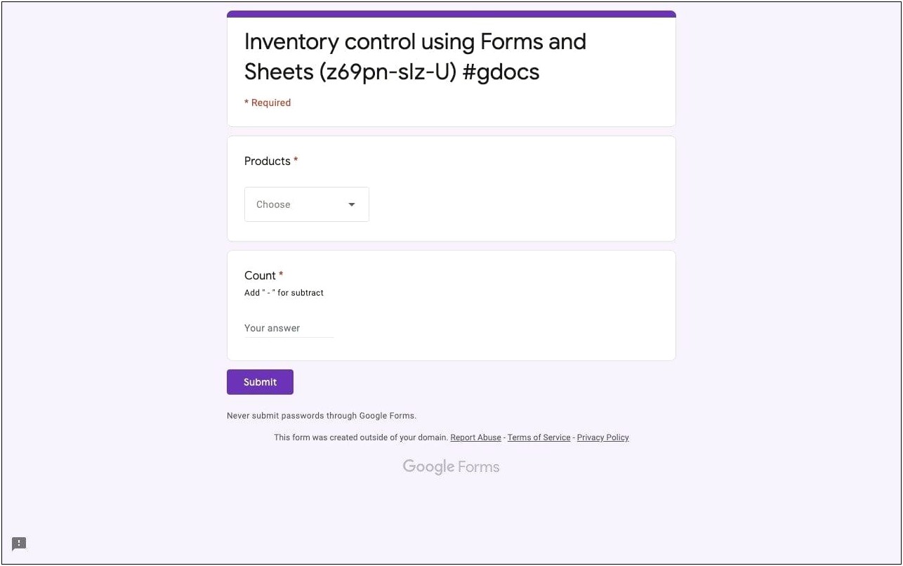 Free Inventory Control Template With Count Sheet