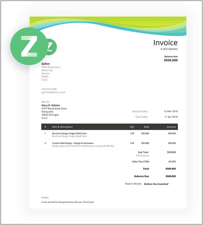 Free Invoice Templates For Excel Files Multiple Pages