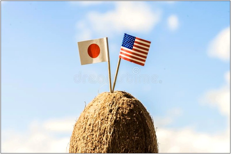 Free Japanese And Amerian Flags Template