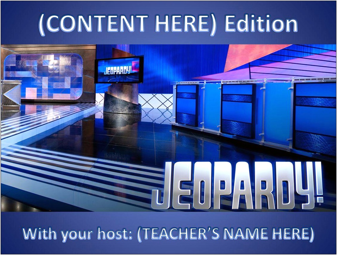 Free Jeopardy Ppt Template With Sound