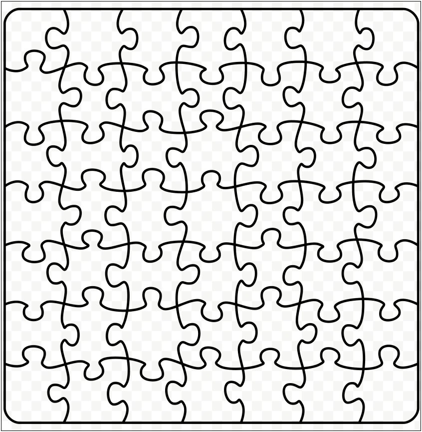 Free Jigsaw Puzzle Template For Word