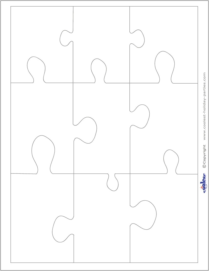 Free Jigsaw Puzzle Templates Printable 26