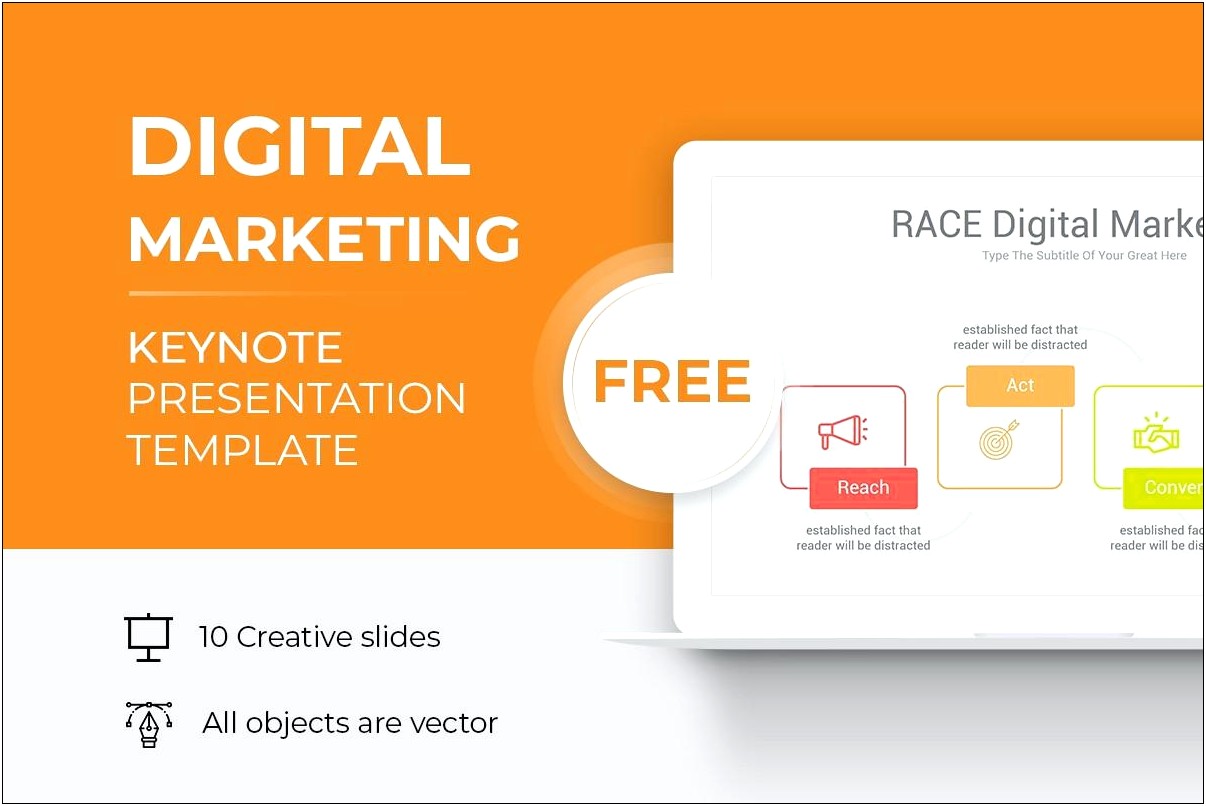 Free Keynote Digital Marketing Templates Download