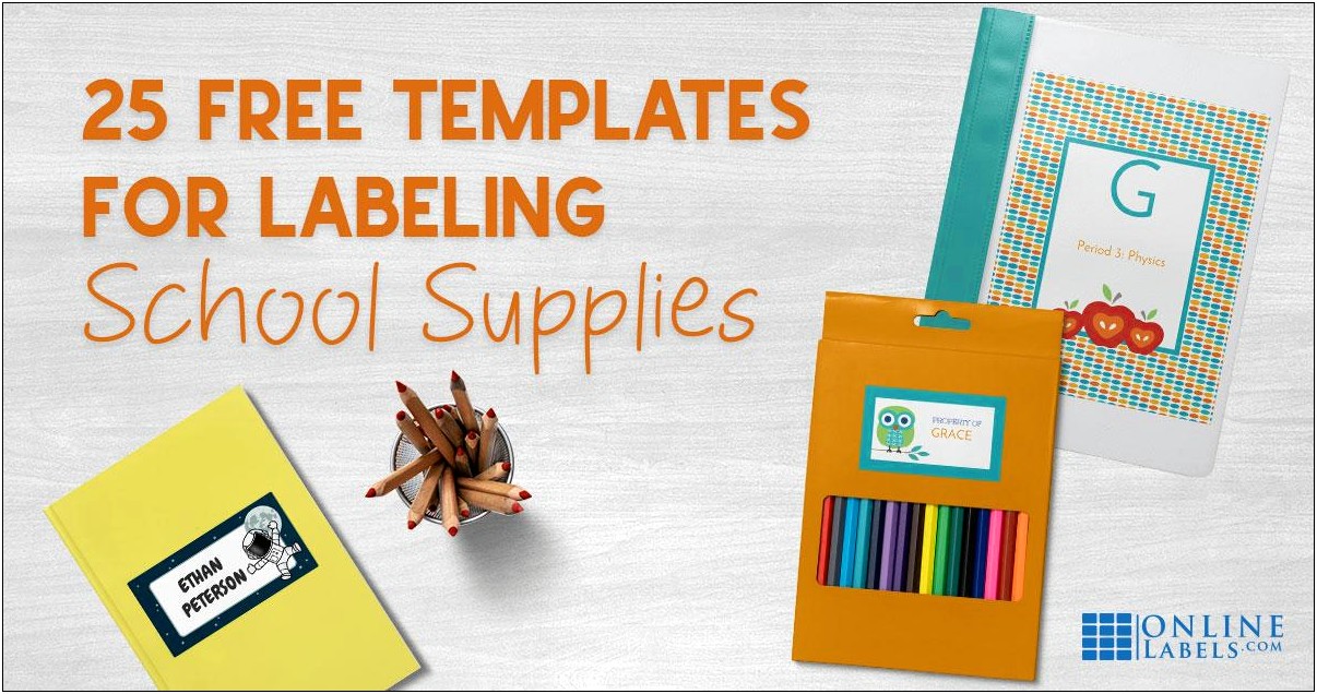 Free Label Templates For Composition Notebooks