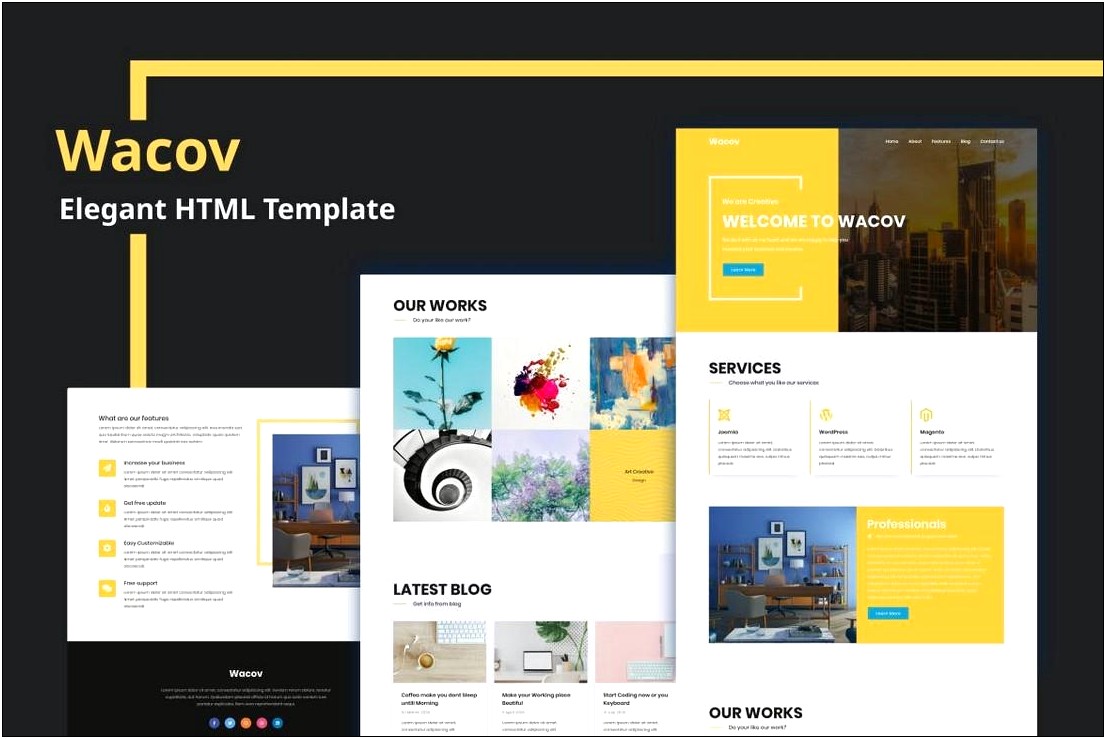 Free Landing Page Templates Html5 Non Scrolling