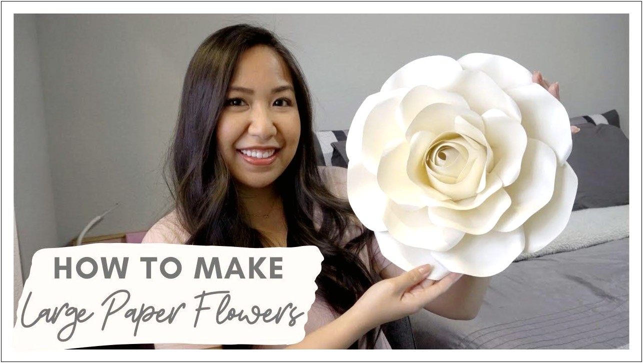 Free Large Paper Flower Template For Cricut