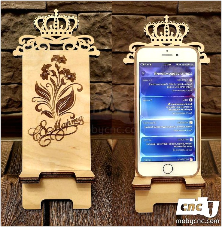 Free Laser Cut Phone Stand Templates