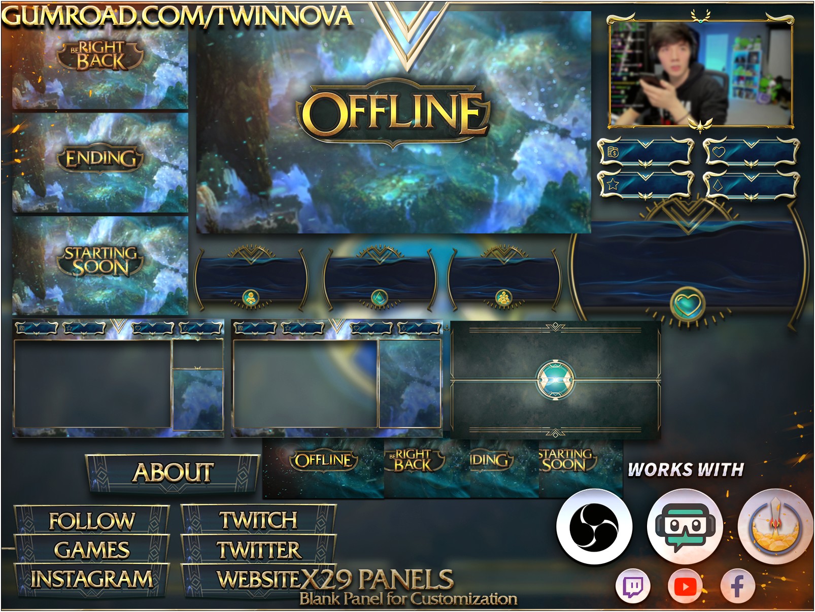 Free League Of Legends Stream Overlay Template