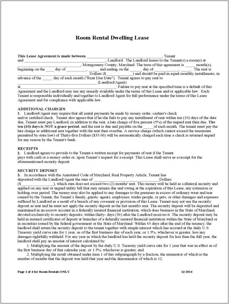 Free Lease Agreement Florida Pdf Template Download