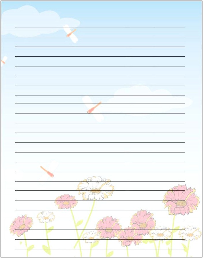 Free Letter Writing Template For Kids Printable