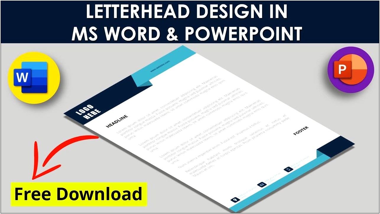 Free Letterhead Templates For Microsoft Works