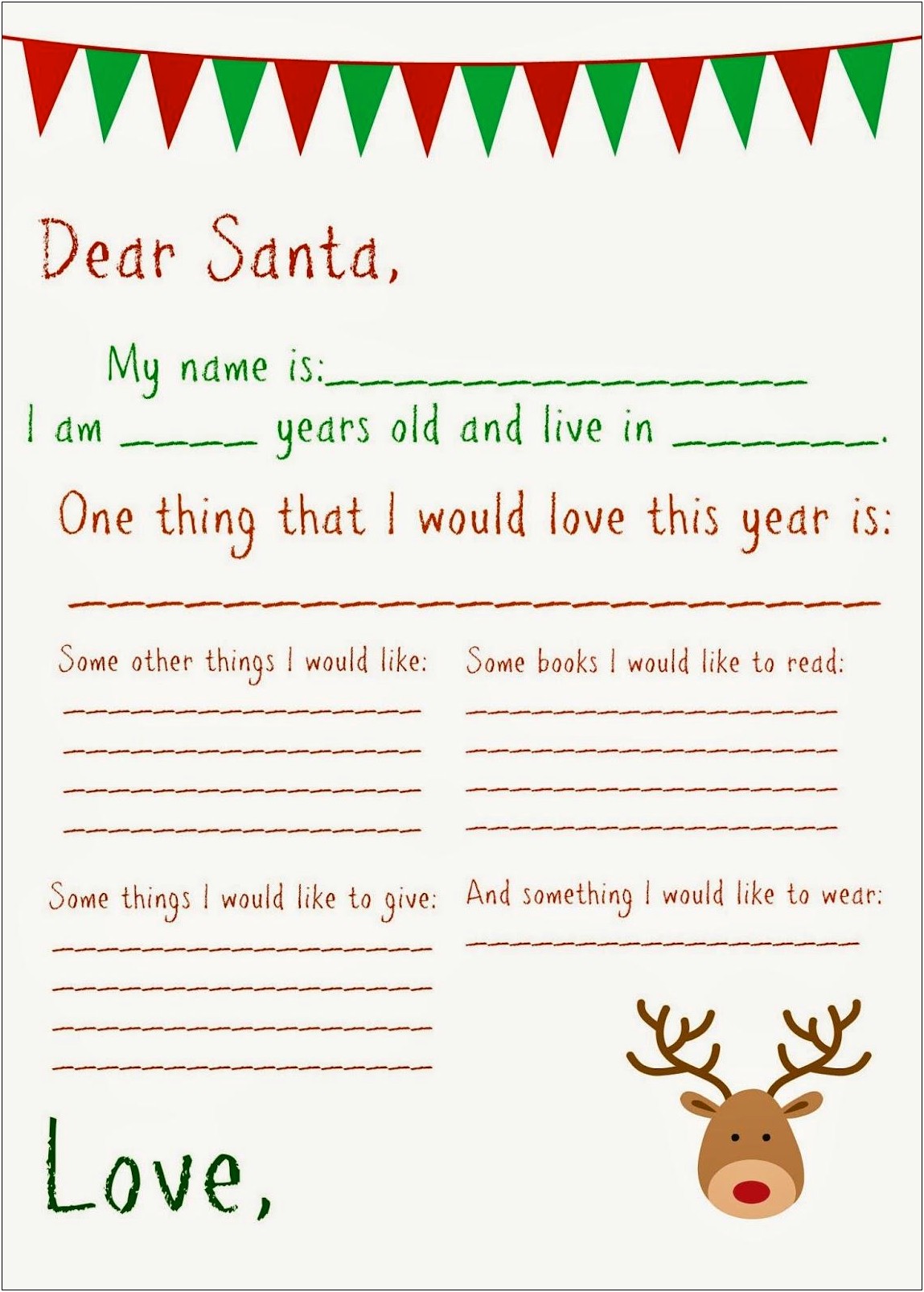 Free Letters From Santa 2018 Template