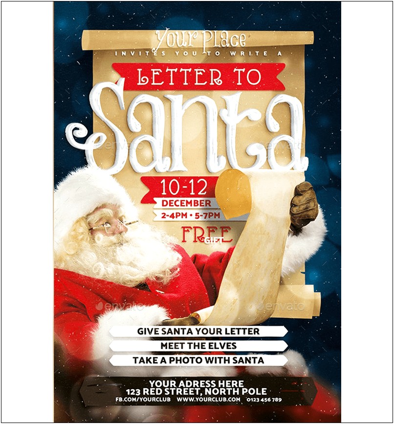 Free Letters From Santa Templates Uk