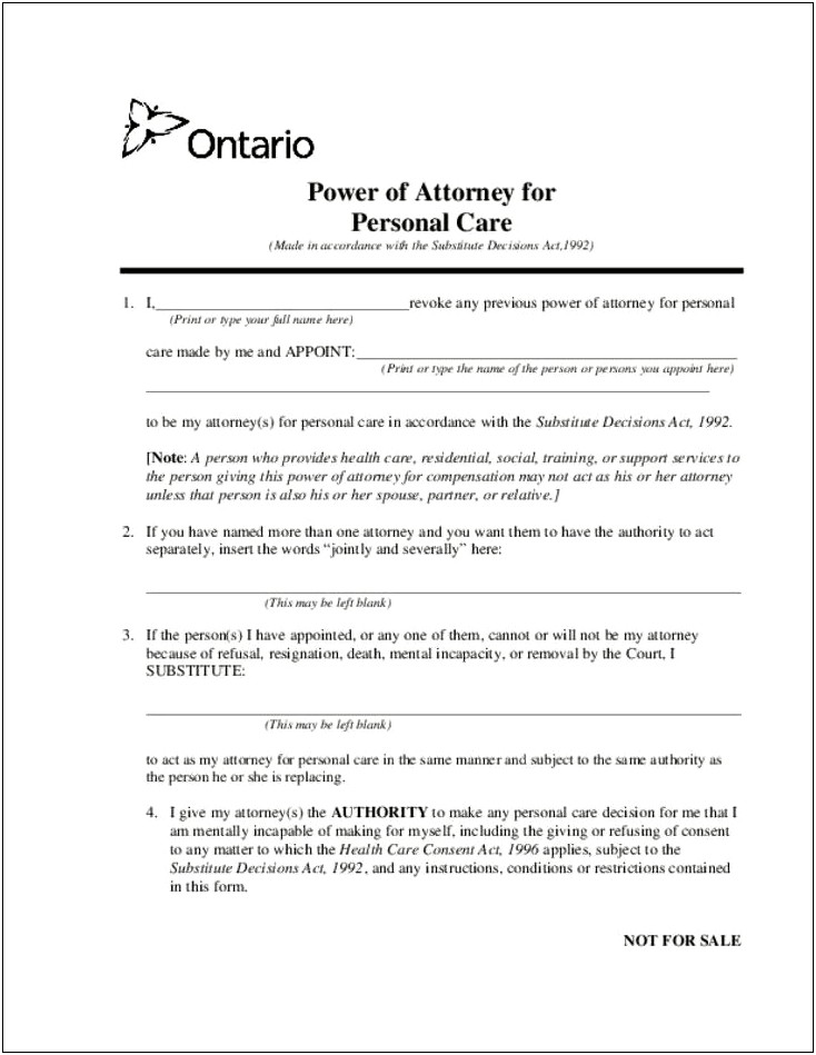 Free Limited Power Of Attorney Template Word