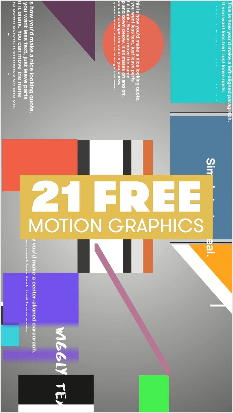 Free Line Graph Motion Graphics Template
