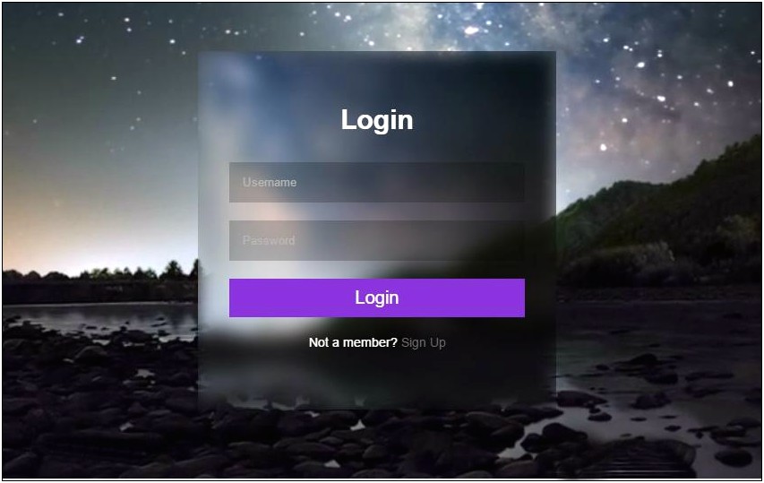 Free Login Form Template Html Css