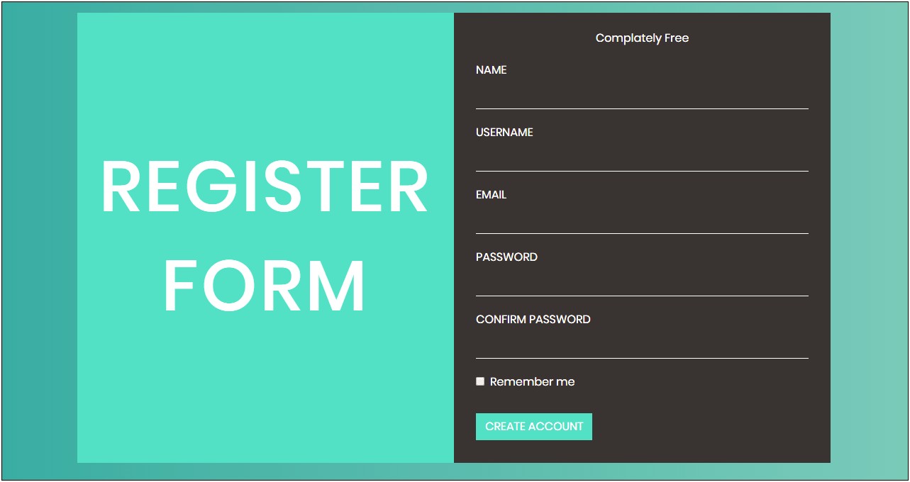 Free Login Form Templates In Html