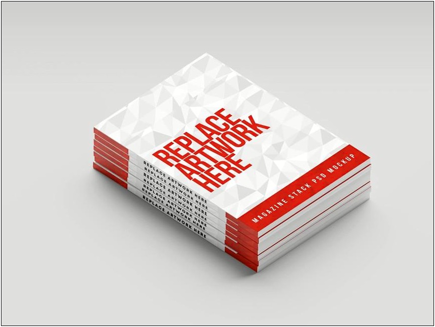 Free Magazine Cover Mockup Template Psd