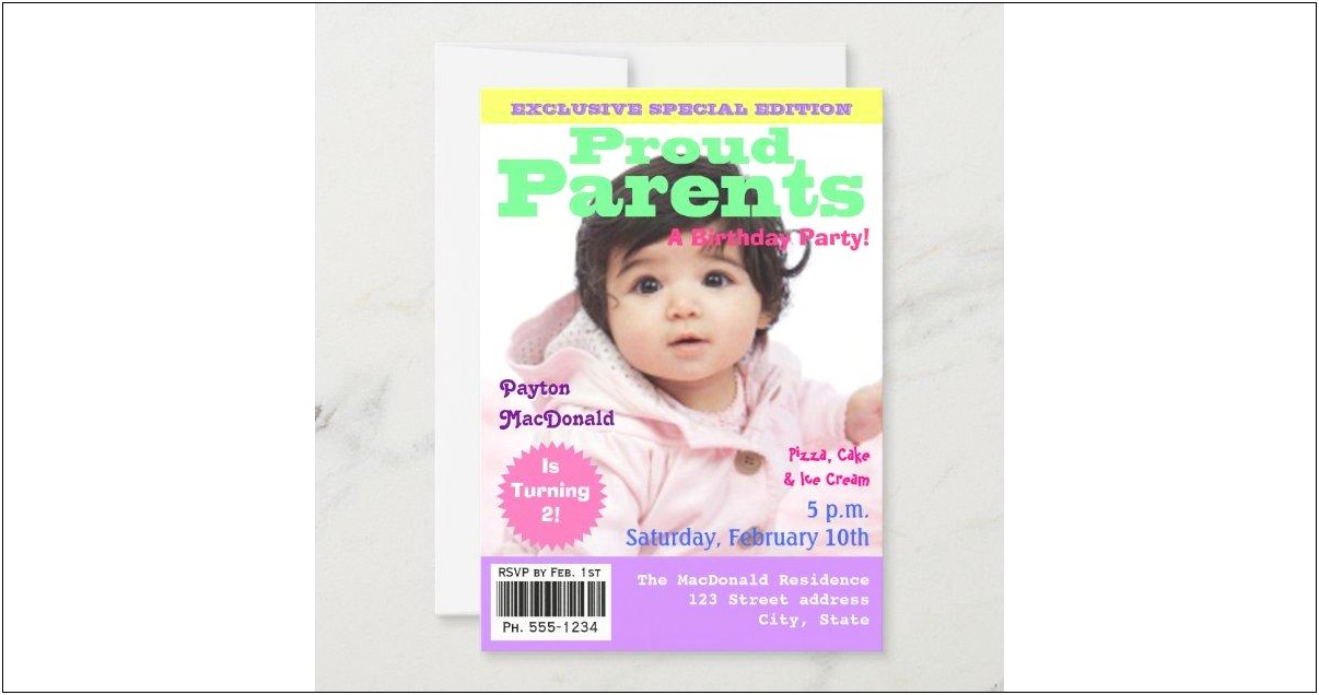 Free Magazine Cover Template For A Milestone Birthday