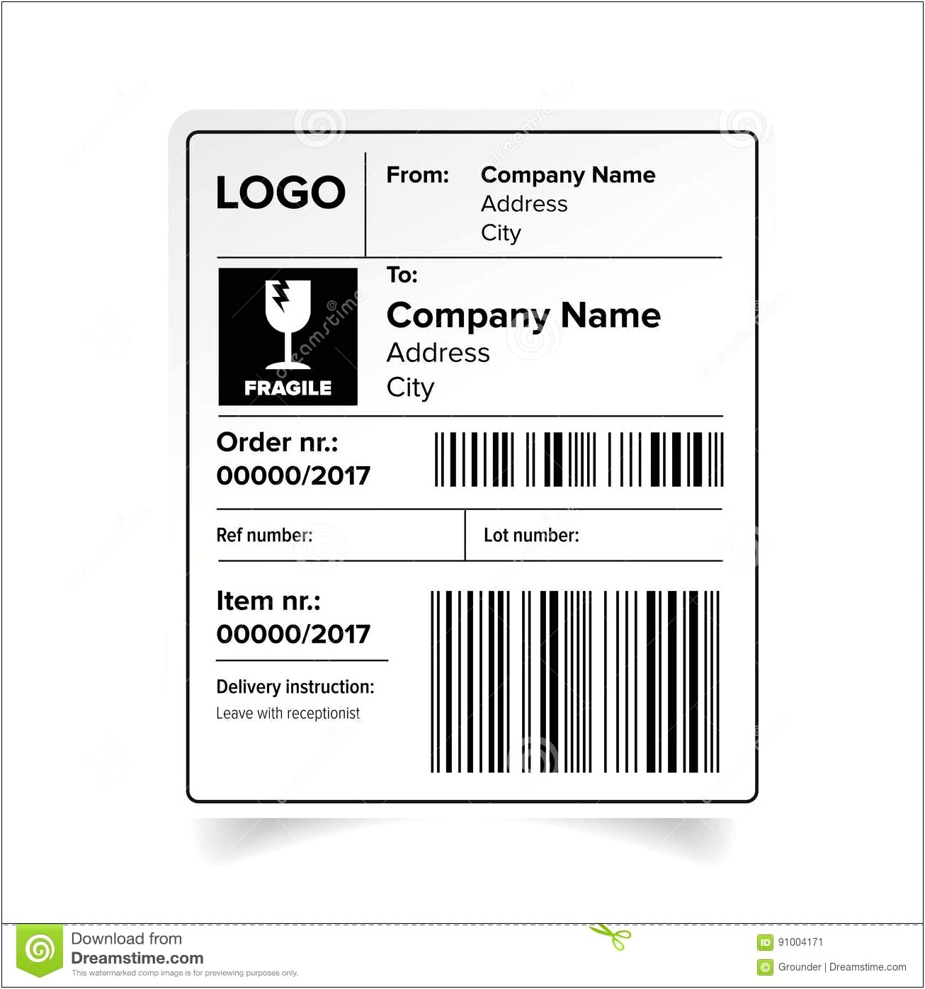 Free Mailing Label Template For Packages