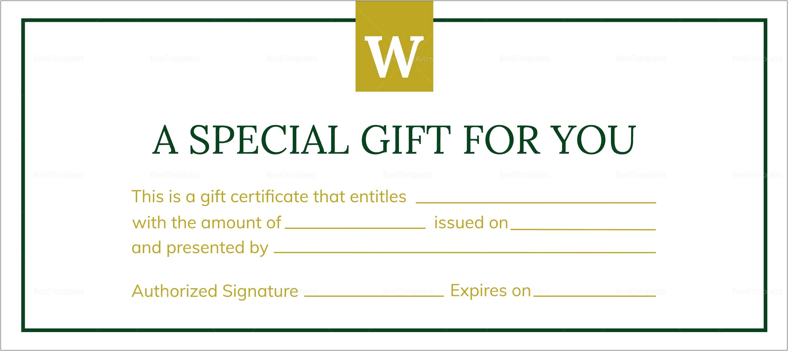 Free Massage Gift Certificate Template Photoshop
