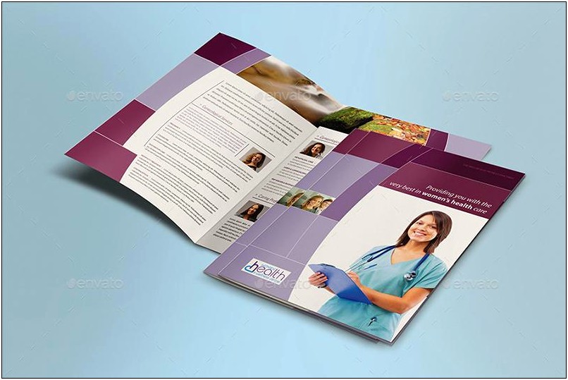 Free Medical Bi Fold Brochure Template Illustrator
