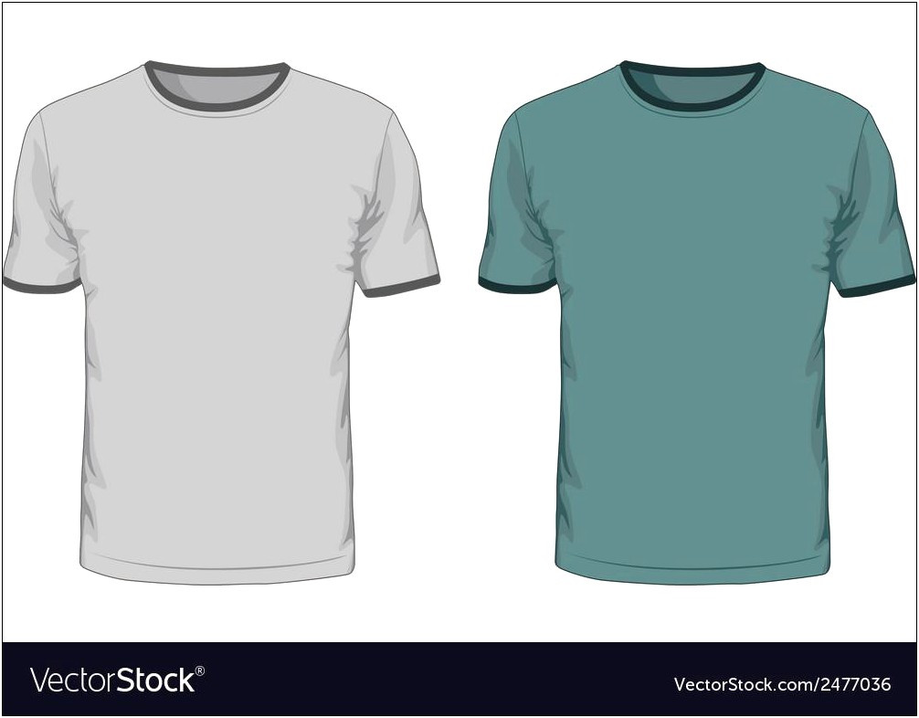 Free Men's T Shirt Template Vector