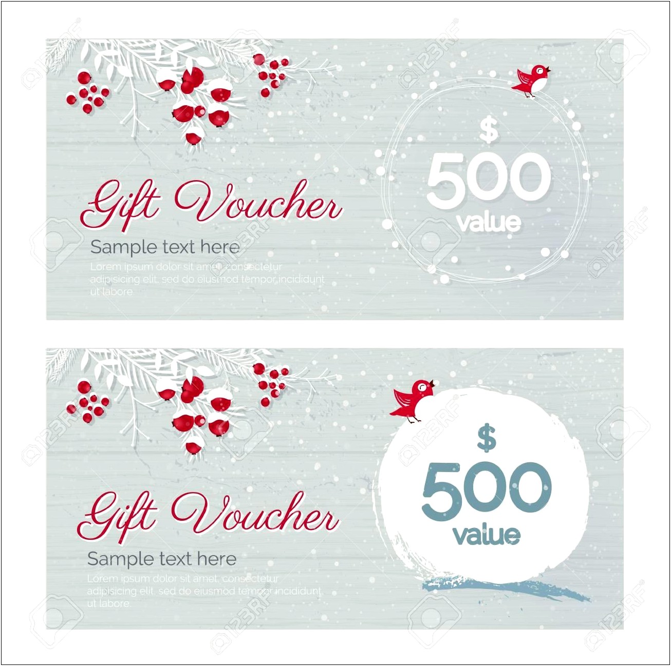 Free Merry Christmas Gift Certificate Templates