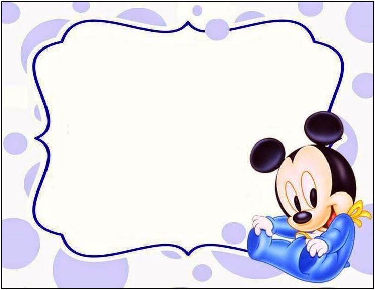 Free Mickey Mouse Clubhouse Birthday Invitation Templates
