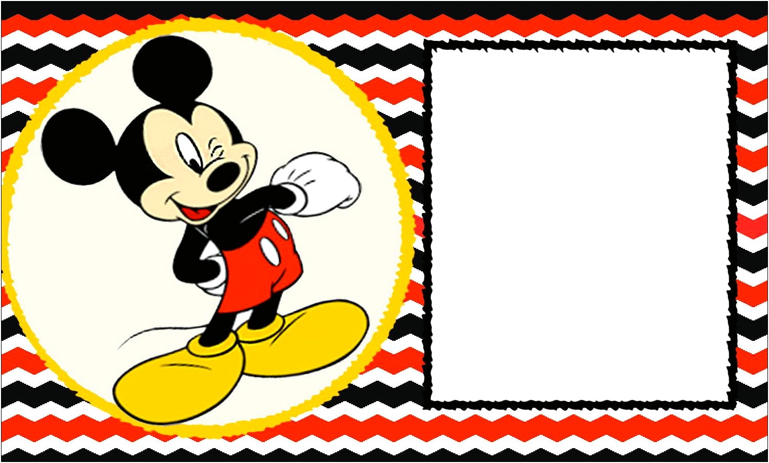 Free Mickey Mouse Clubhouse Invitation Template