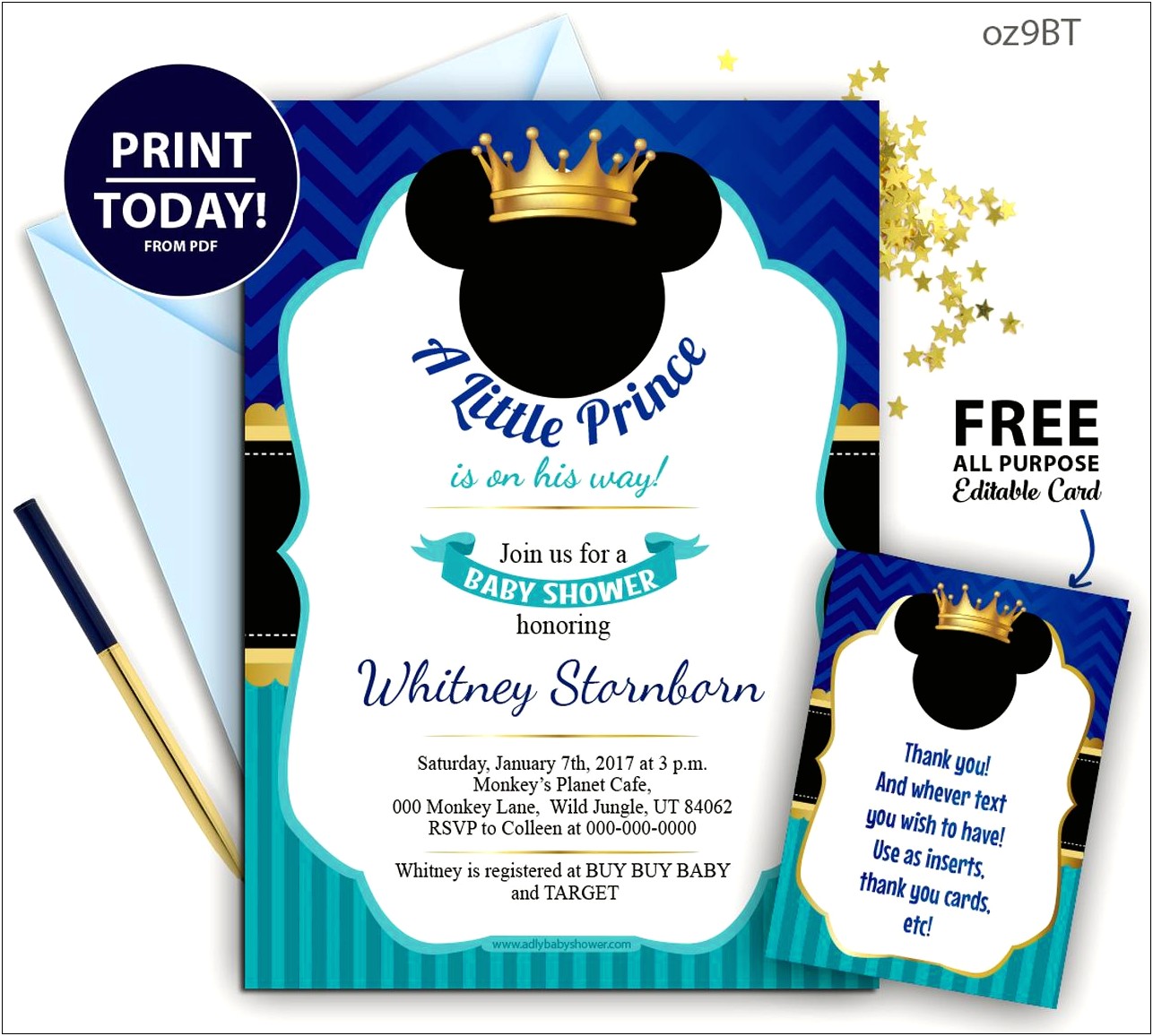 Free Mickey Mouse Template For Invitation