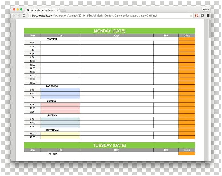 Free Microsoft Excel Calendar Templates 2015