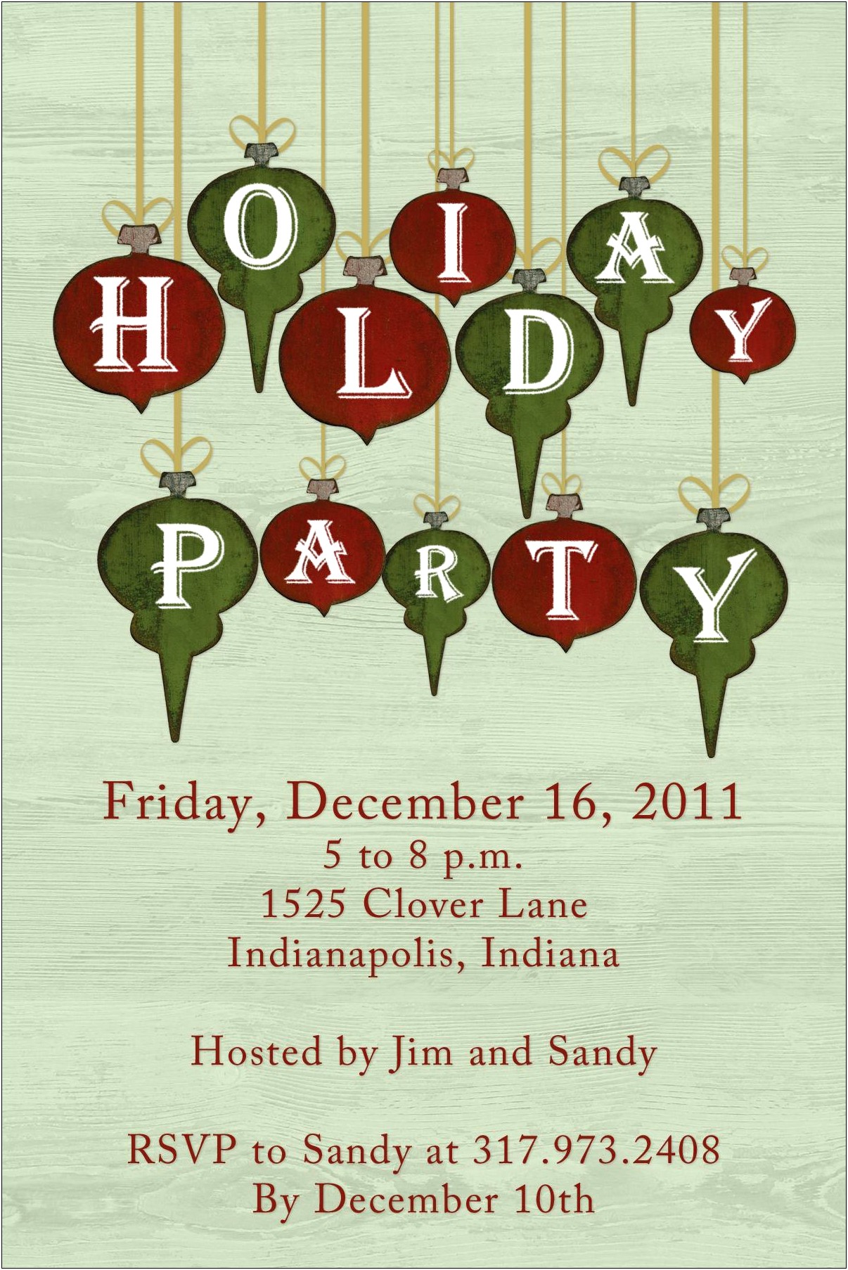 Free Microsoft Word Holiday Party Templates