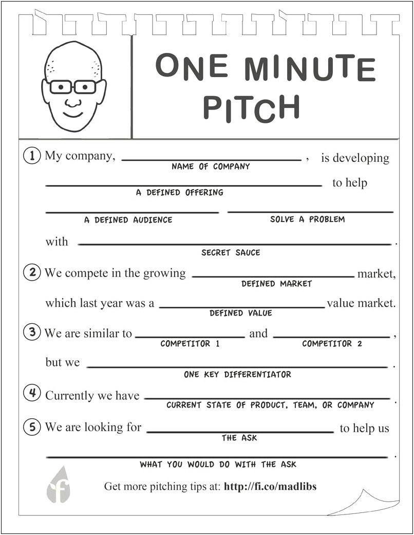 Free Microsoft Word Pitch Document Template