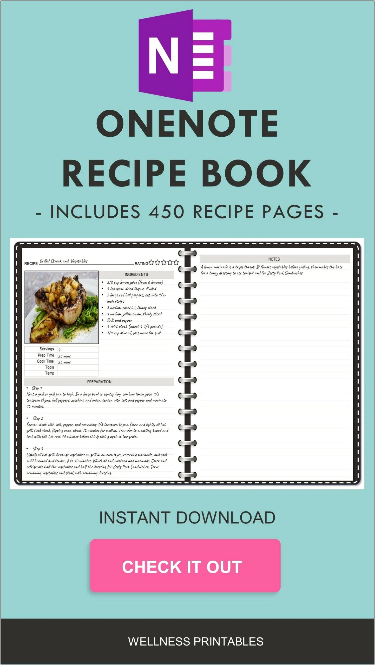 Free Microsoft Word Template For Recipes