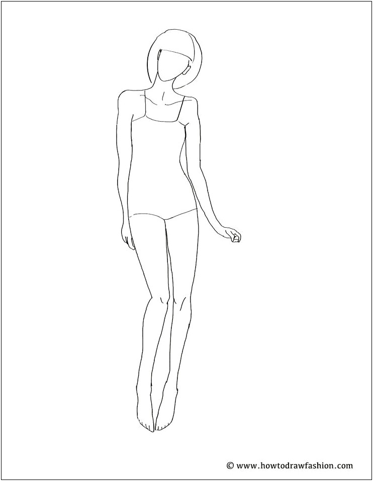Free Model Templates For Designing Clothes