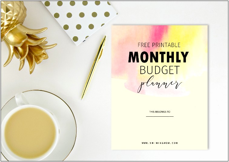 Free Monthly Budget Template Free Download
