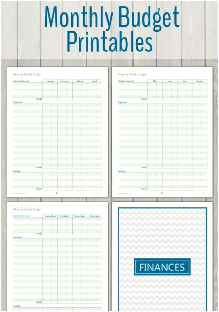 Free Monthly Personal Budget Template Mac Spreadsheet