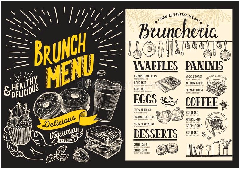 Free Mother's Day Brunch Menu Template