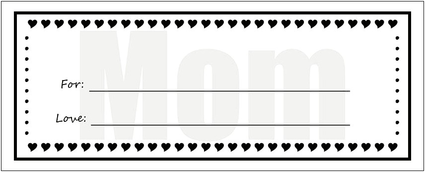 Free Mother's Day Certificate Templates