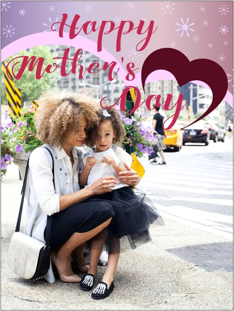 Free Mother's Day Gift Card Template
