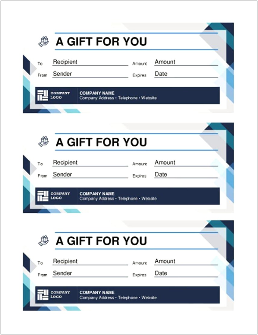 Free Ms Word Gift Certificate Template