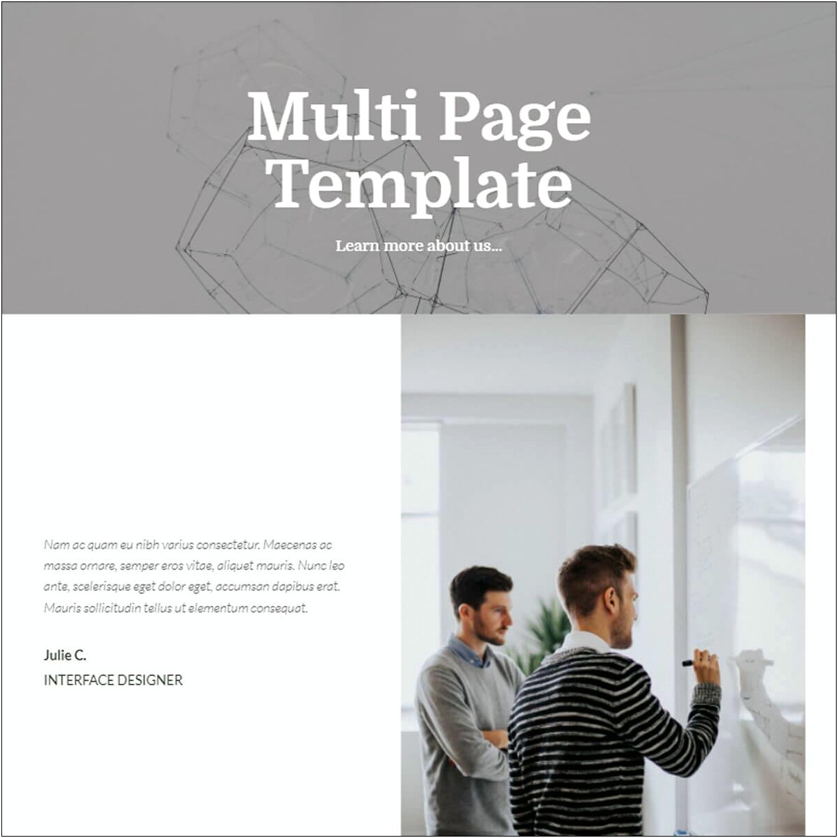 Free Multi Page Business Html5 Templates