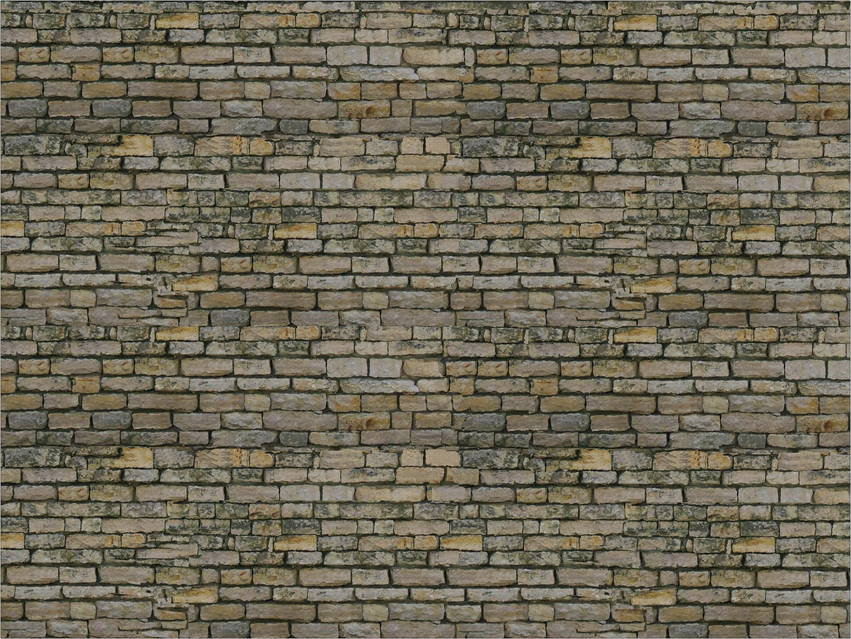 Free N Scale Stone Wall Template