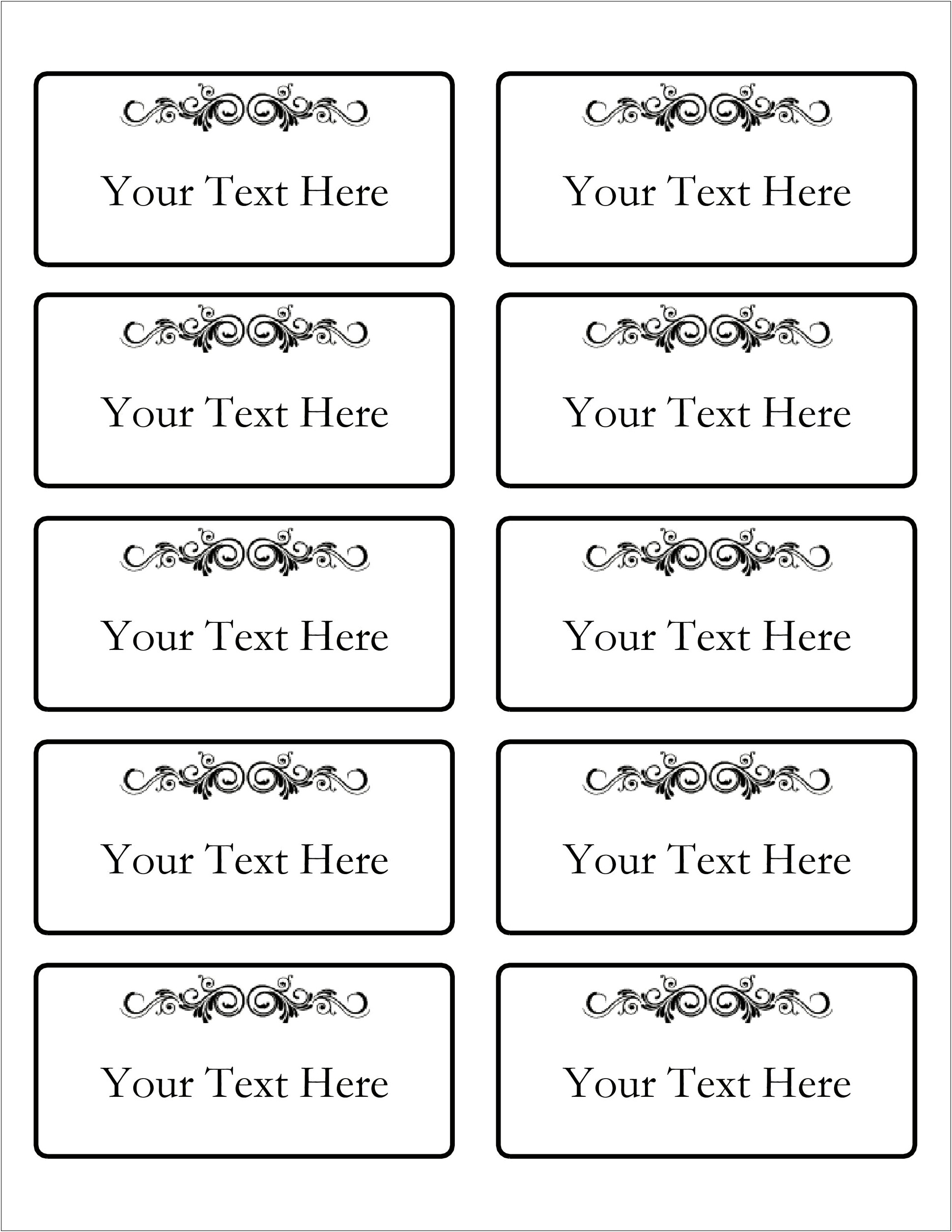 Free Name Tag Template For Preschool