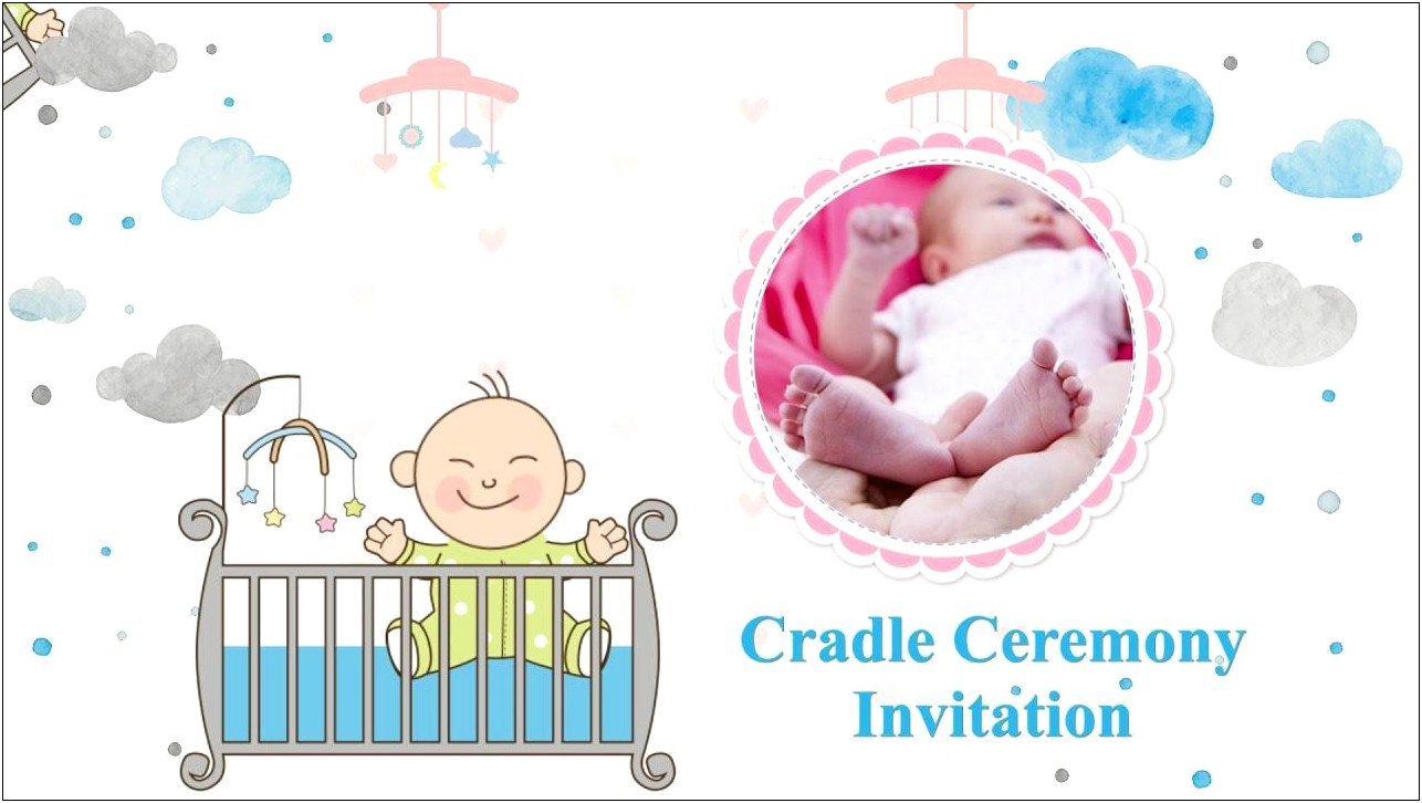 Free Naming Ceremony Invitation Card Template Free Download